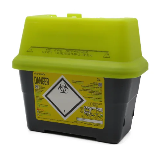Nålcontainer - Kanylburk, 1, 2 , 3 eller 4 liter - 4