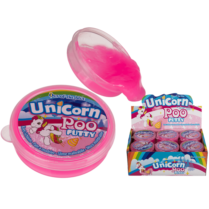 Unicorn putty slime