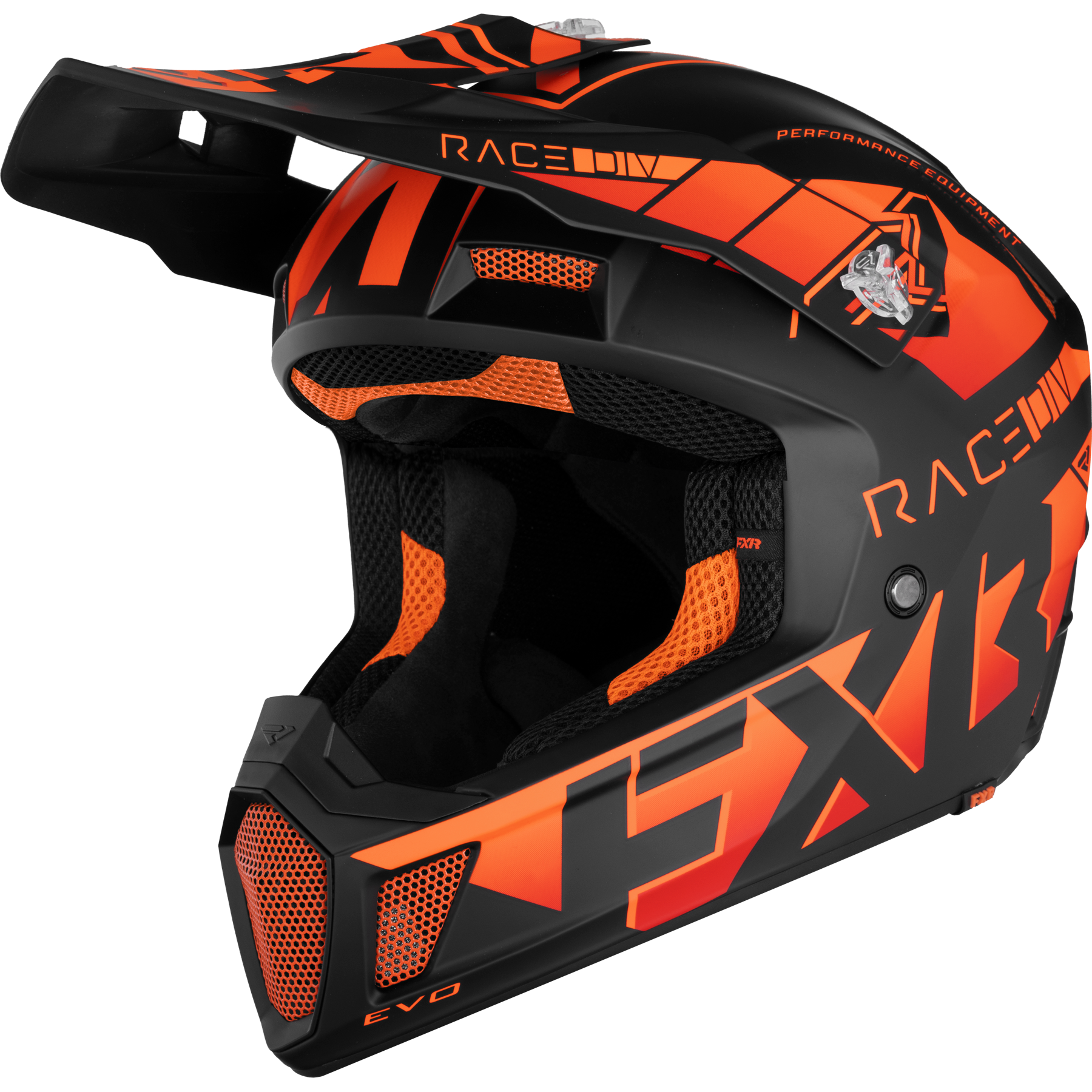 Evo helmet orange black clearance