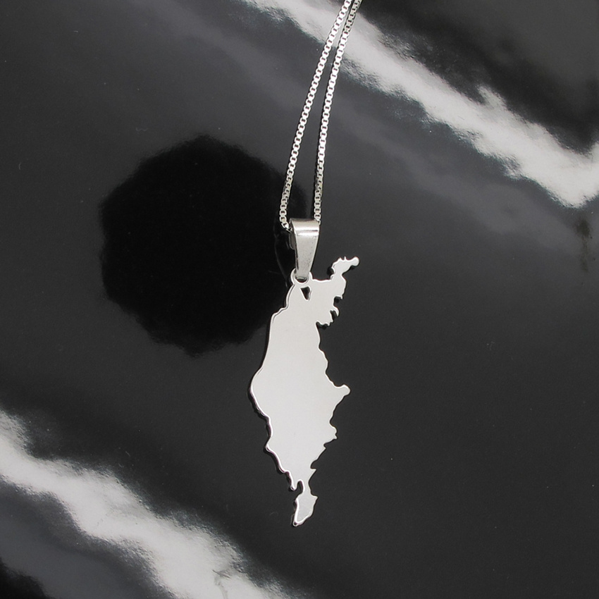 Sterling Silver Necklace Gotland 30mm - 6