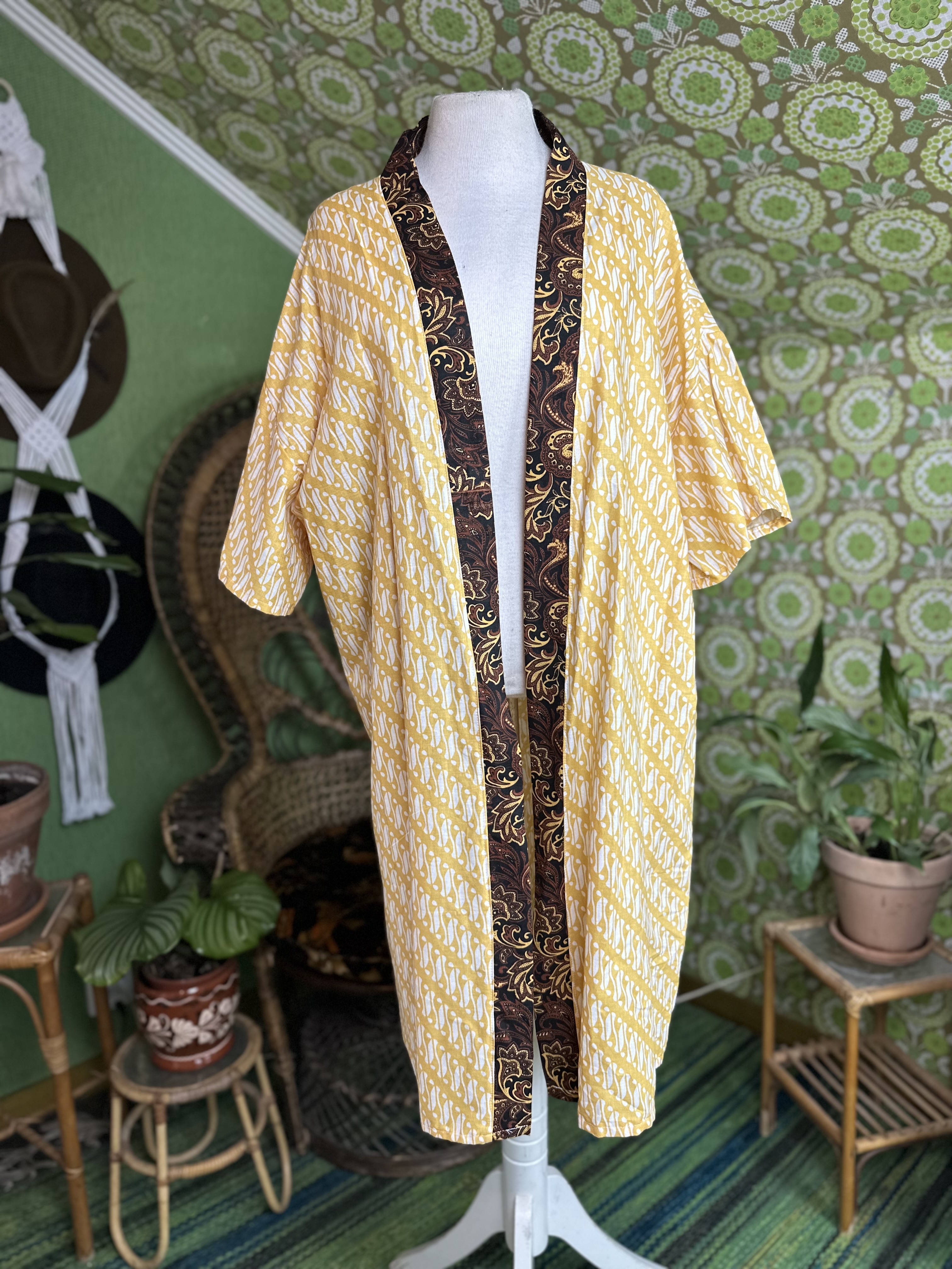 kimono handsydd  gode gul 