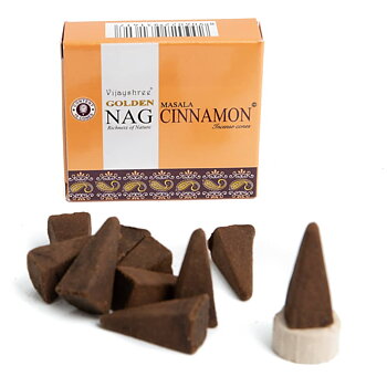 Golden Nag Cinnamon (Kanel) Rökelsekoner