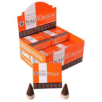 Golden Nag Olibanum Rökelsekoner