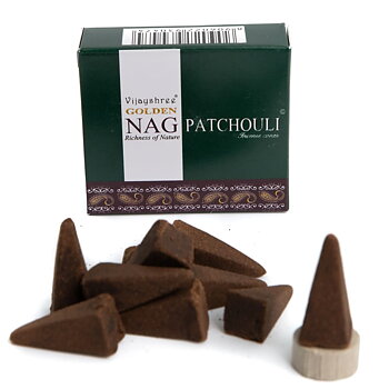 Golden Nag Patchouli  Rökelsekoner
