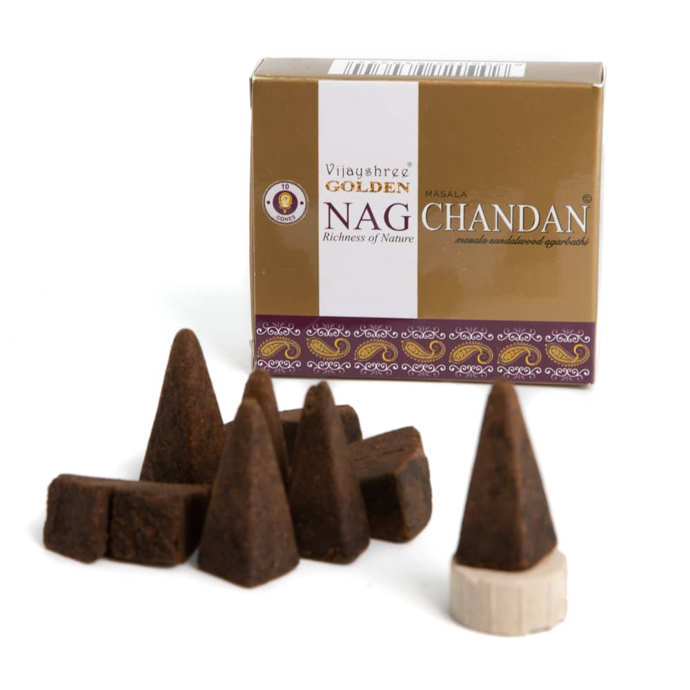 Golden Nag Chandan Rökelsekoner - 2