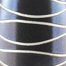 ヨールデイス・オールドフォーシュ Atollシリーズ  楕円形の黒い花瓶 Vase　1956年 25cm
