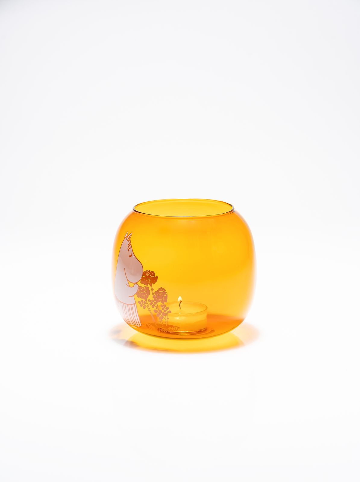 Mumin Värmeljushållare / Skål - Muminmamma Orange - 2