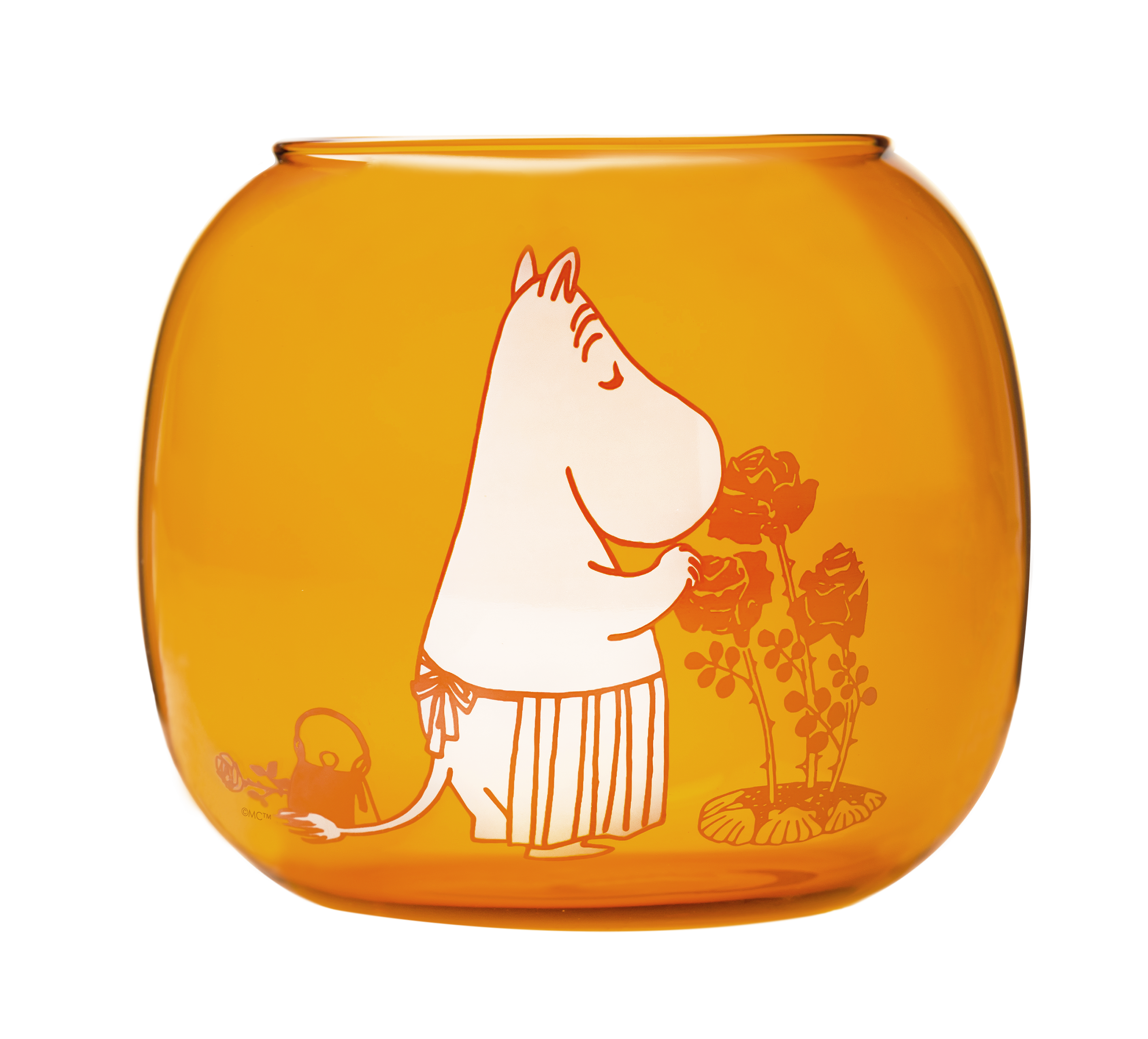 Mumin Värmeljushållare / Skål - Muminmamma Orange