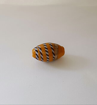 Orange pärla 23x13mm
