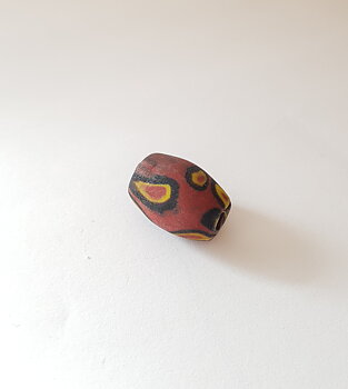 Rödbrun pärla 21x14mm