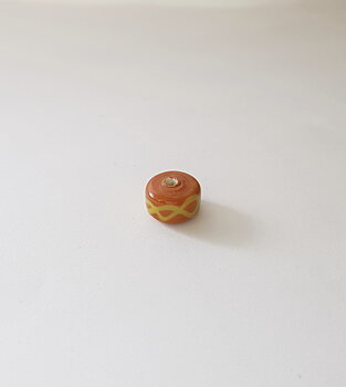Orange pärla 6x10mm