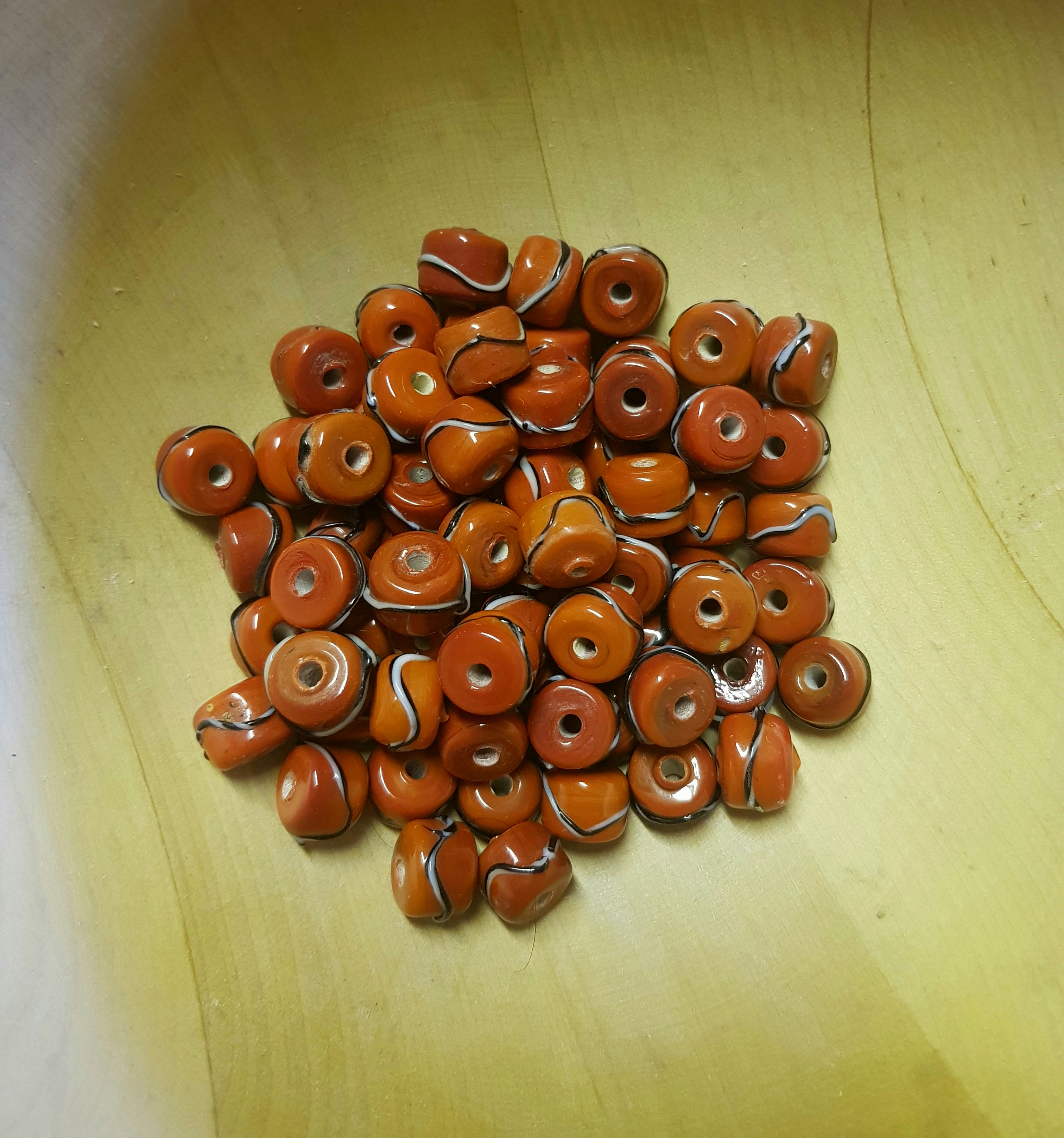Rödbrun pärla 11x15mm - 2