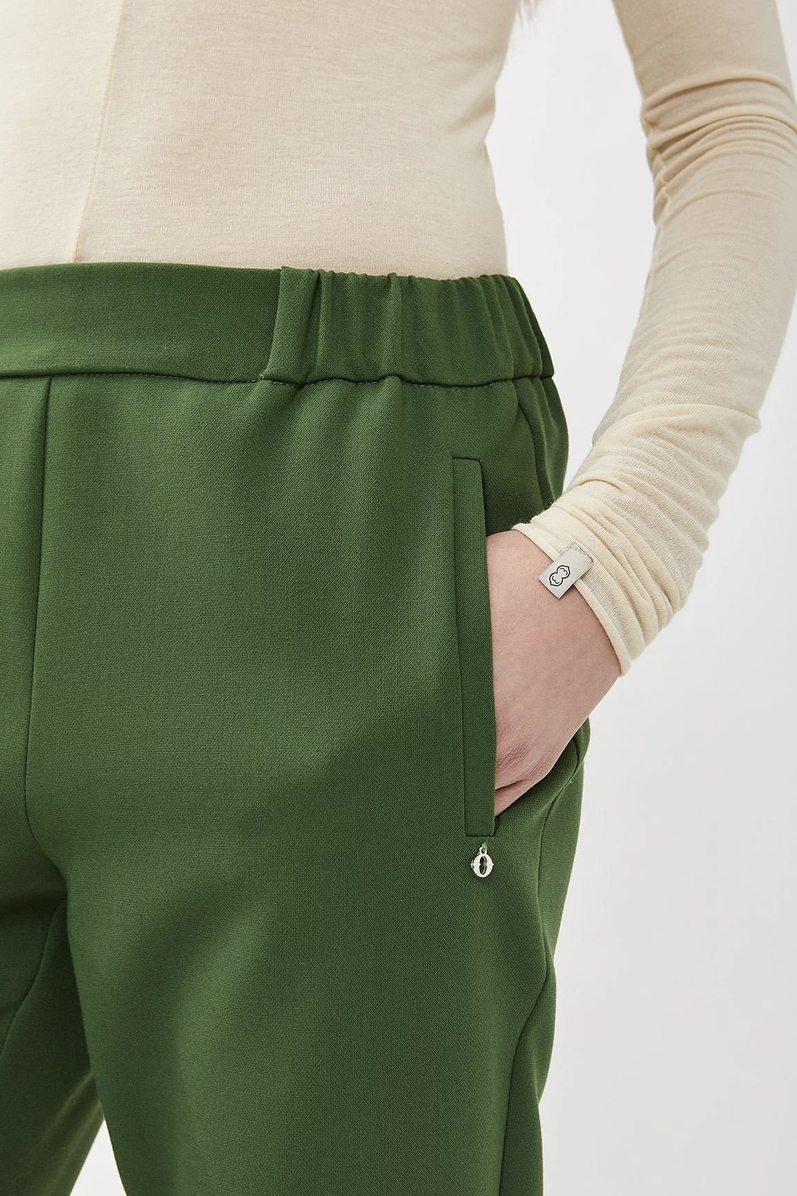 OttodÁme - Ankle Lenght Trousers Green - 3