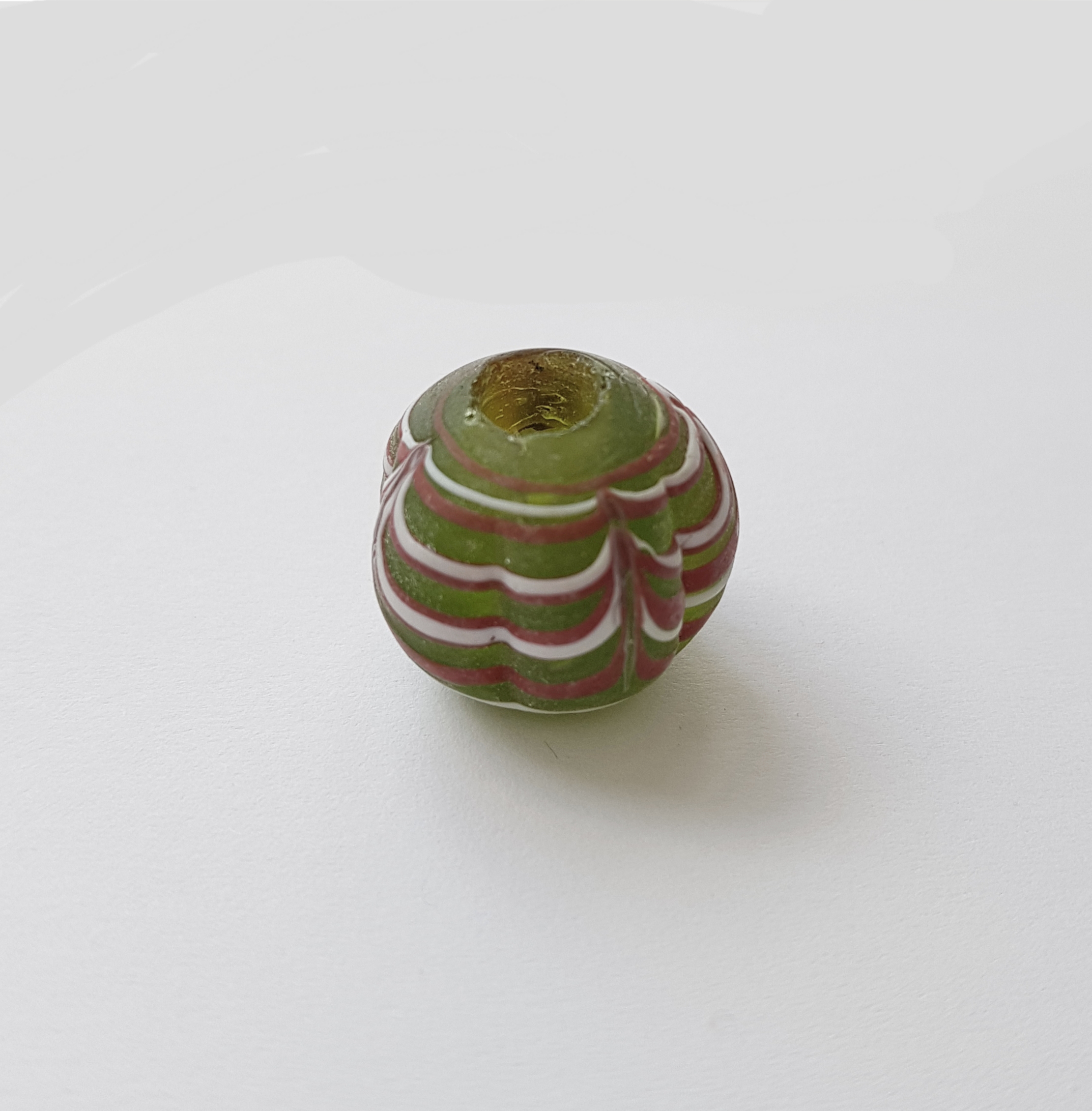 Grön pärla 16x18mm