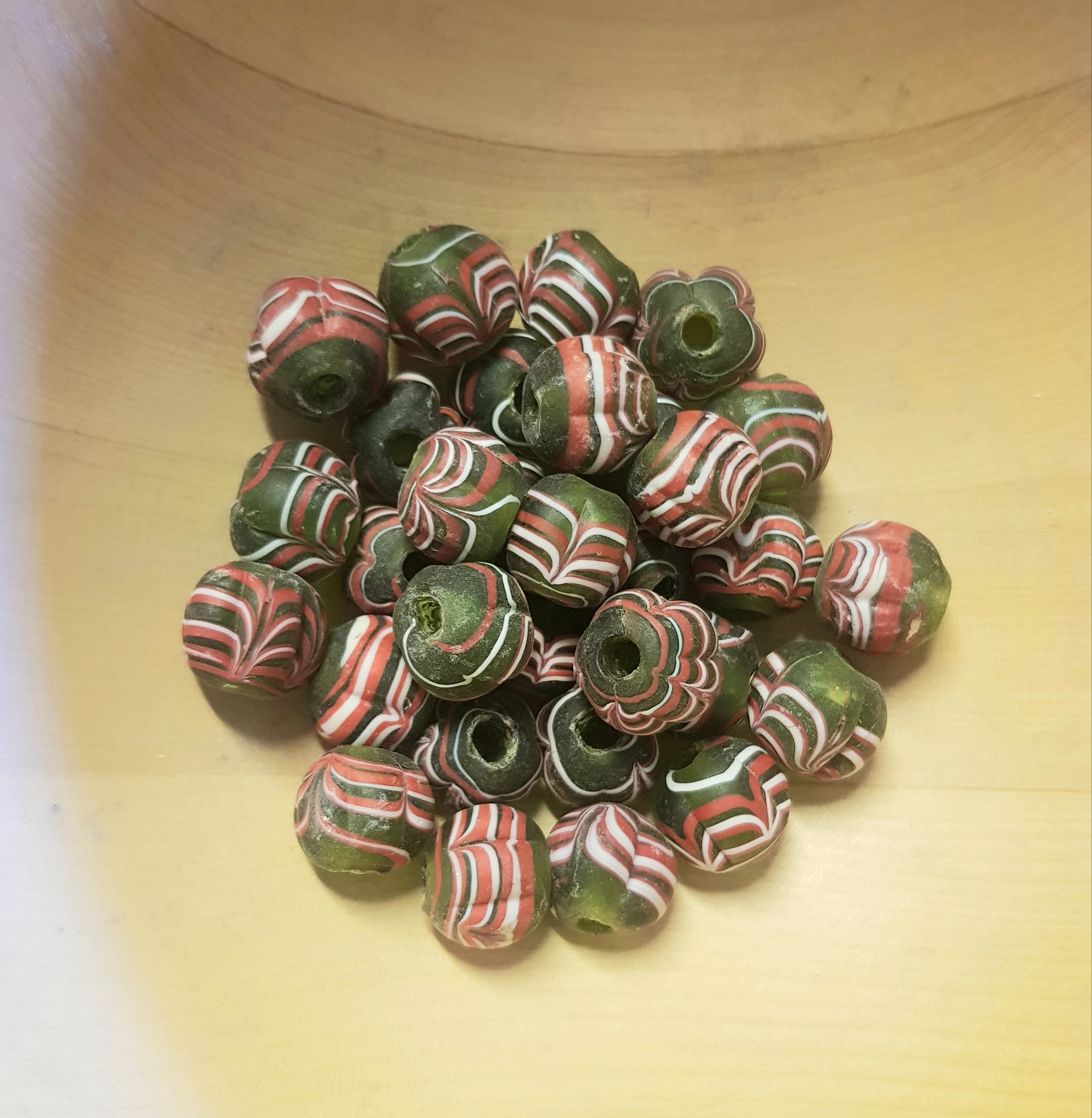 Grön pärla 16x18mm - 2