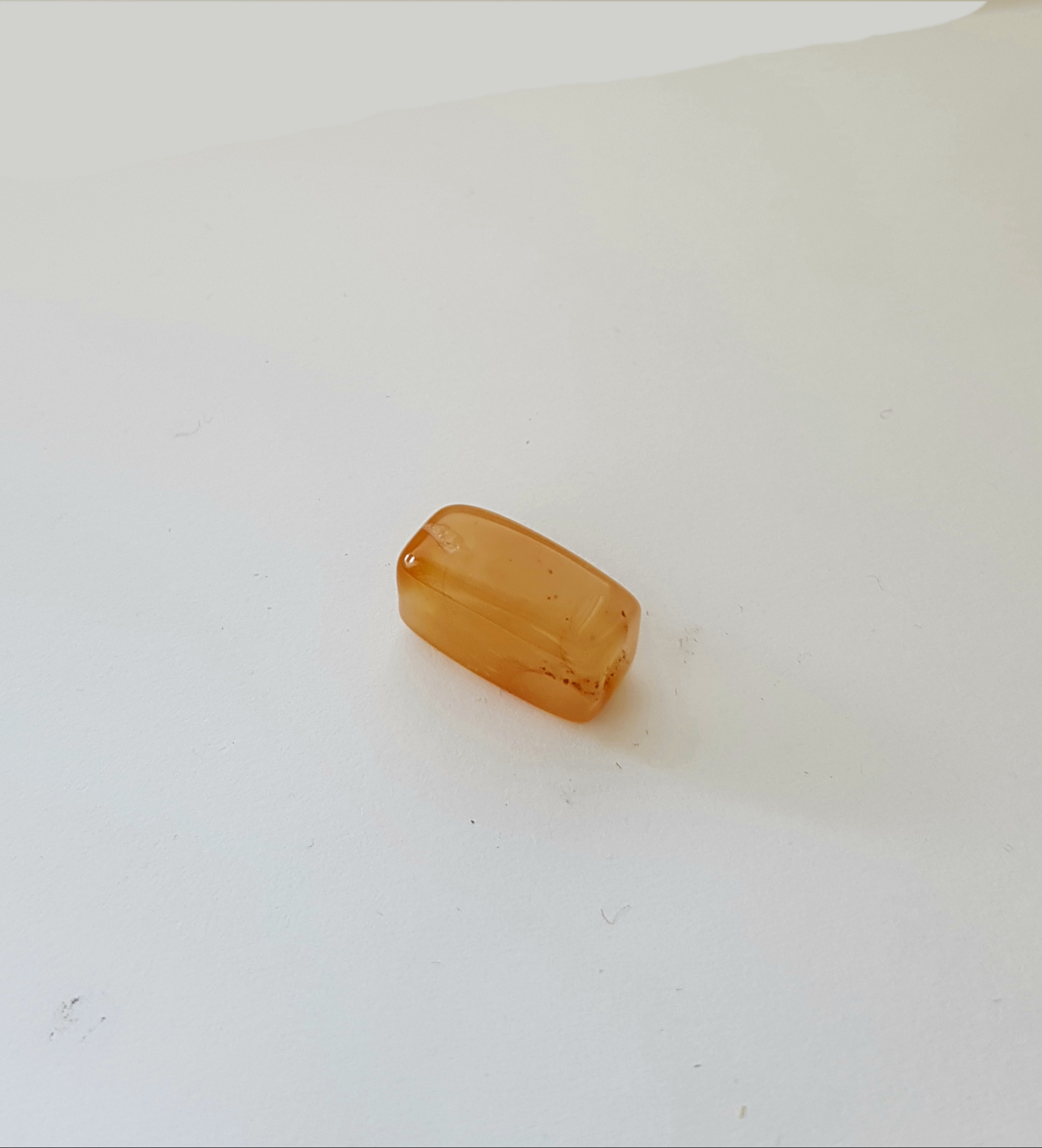 Karneol pärla ca 16x10mm