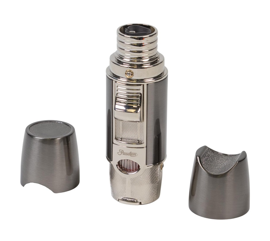 Passatore XL Gun III Jet Lighter - Cigarrstativ & Inbyggd cigarrborr - 3