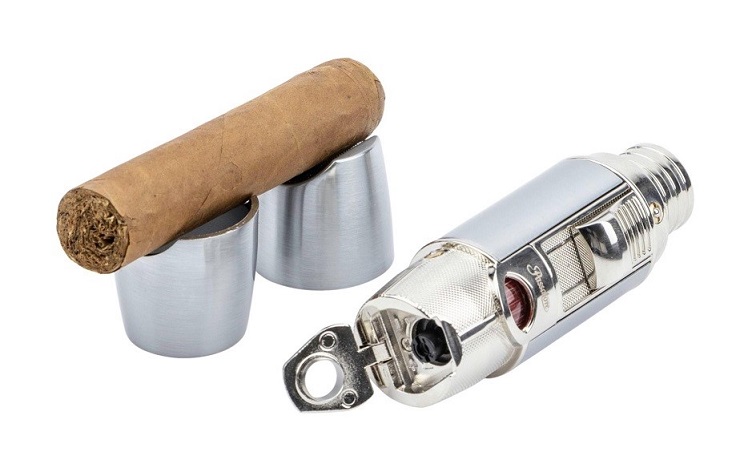 Passatore XL Gun III Jet Lighter - Cigarrstativ & Inbyggd cigarrborr - 4