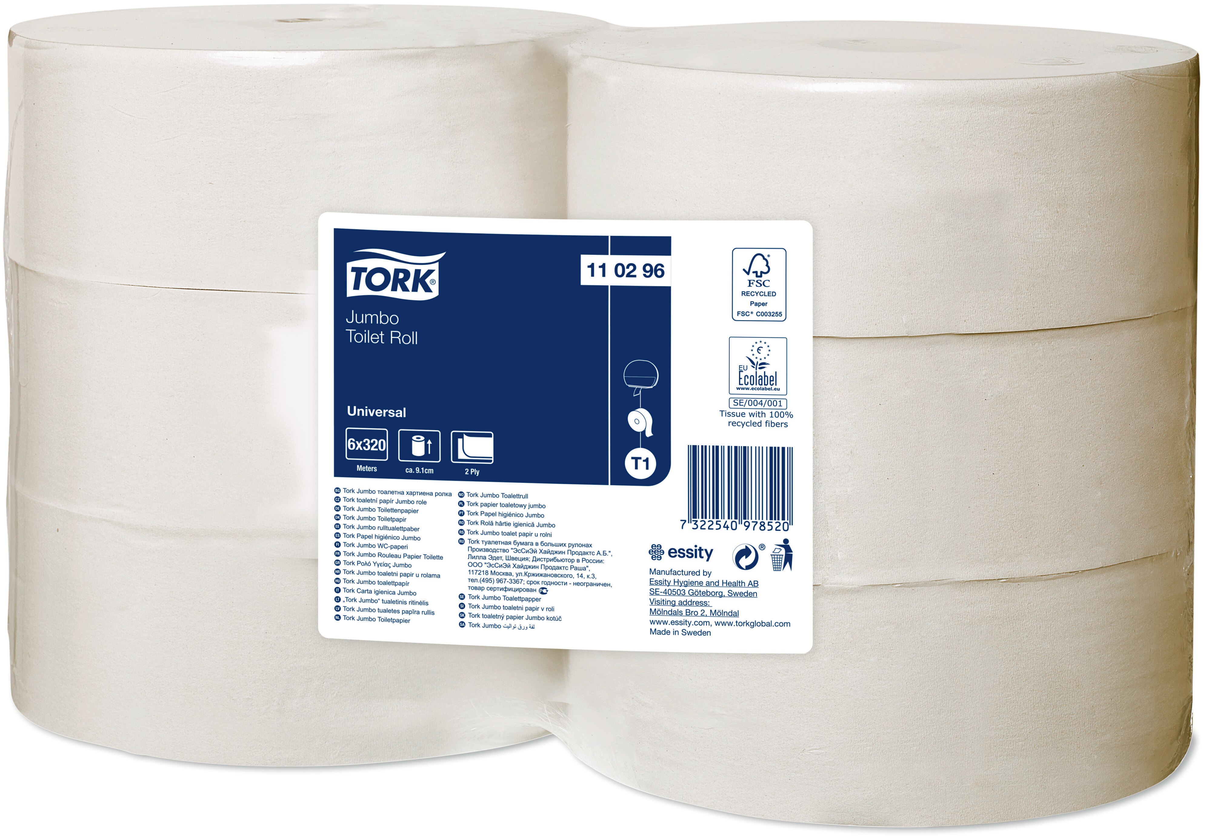 Tork Jumbo Toalettpapper Universal
