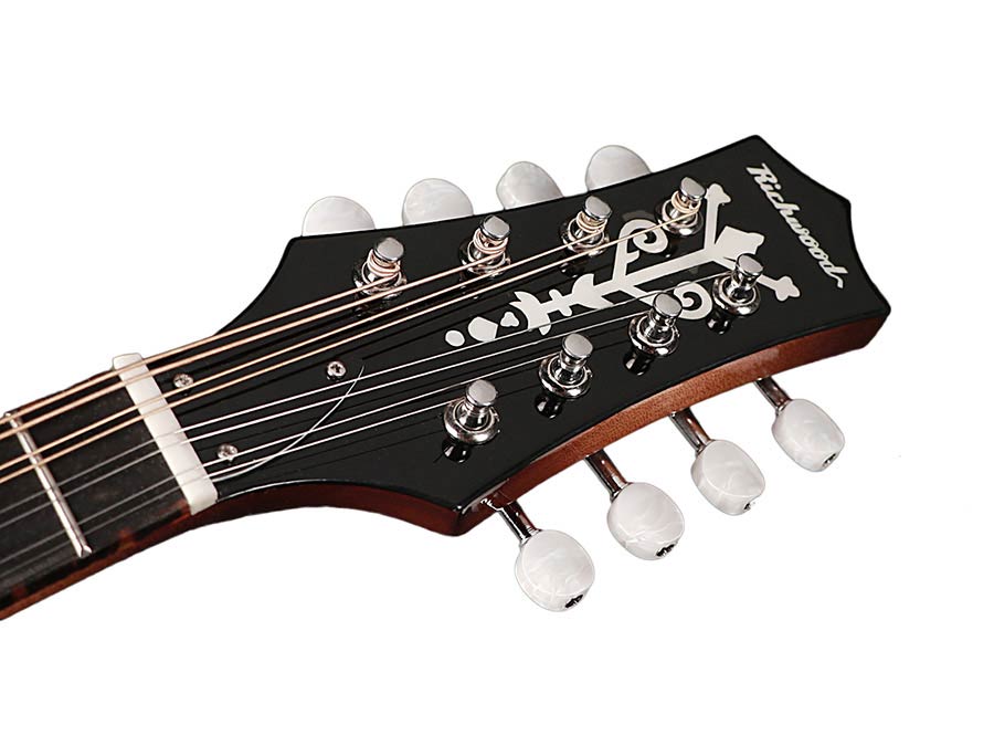 Richwood All Solid Master Series A-style mandolin with solid maple body & solid spruce top - 3