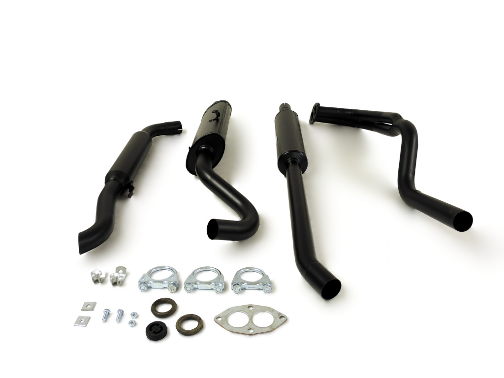SPORT AVGASSYSTEM 2" SAAB 99 1972-1975 -enkelfläns
