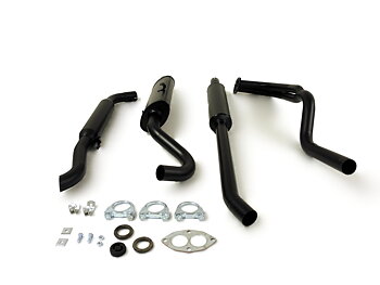 SPORT AVGASSYSTEM 2" SAAB 99 1972-1975 -enkelfläns