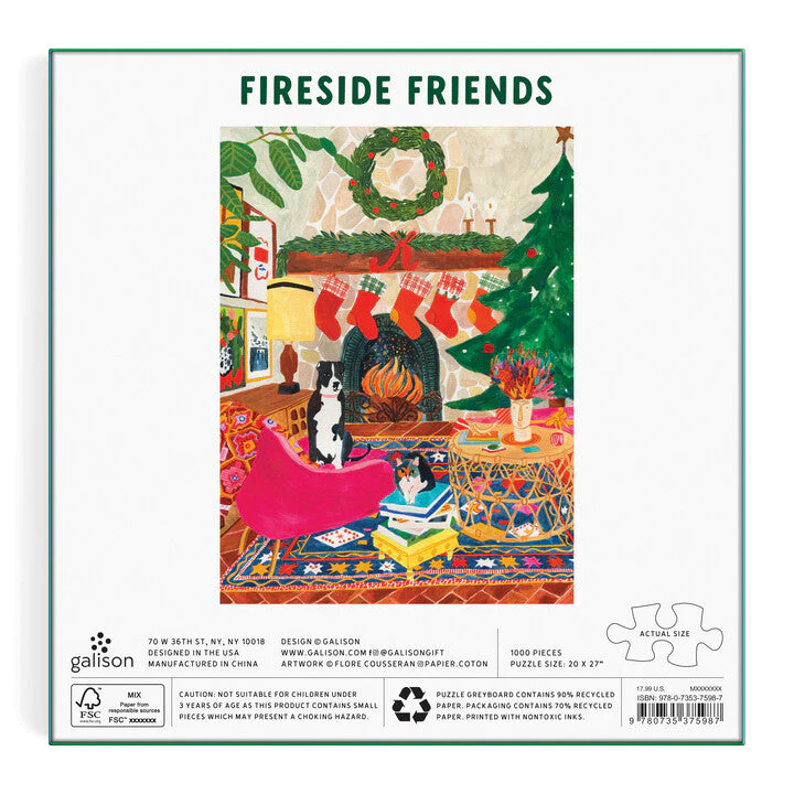Fireside Friends 1000 Piece Puzzle - 5