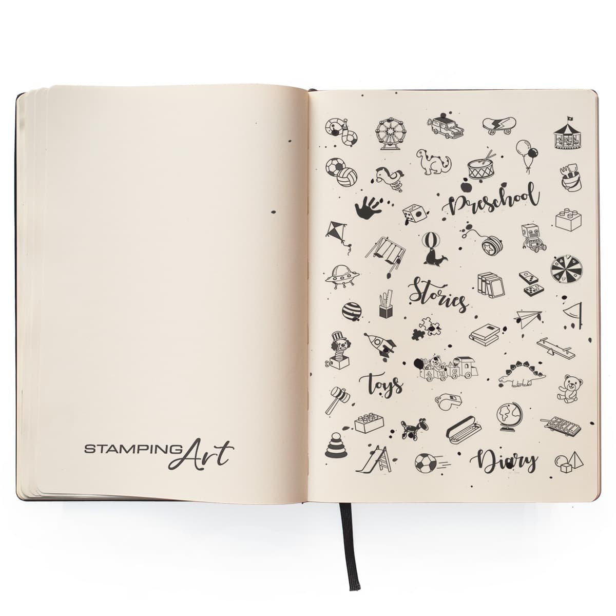 Ciao Bella -BUJO PRESCHOOL - Clearstamps set 6x8" - 2