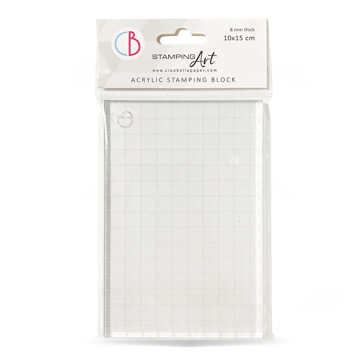 Ciao Bella - Acrylic Block 10x15 cm with grid lines