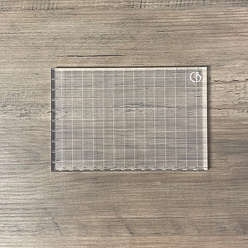 Ciao Bella - Acrylic Block 10x15 cm with grid lines