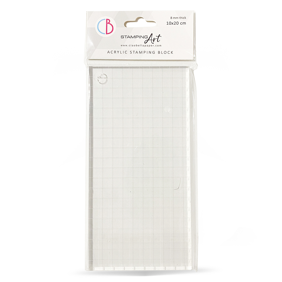 Ciao Bella - Acrylic Block 10x20 cm with grid lines