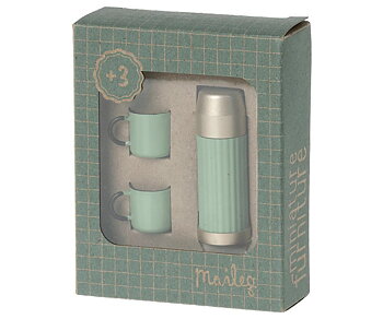 Maileg - Thermos and Cups, mint