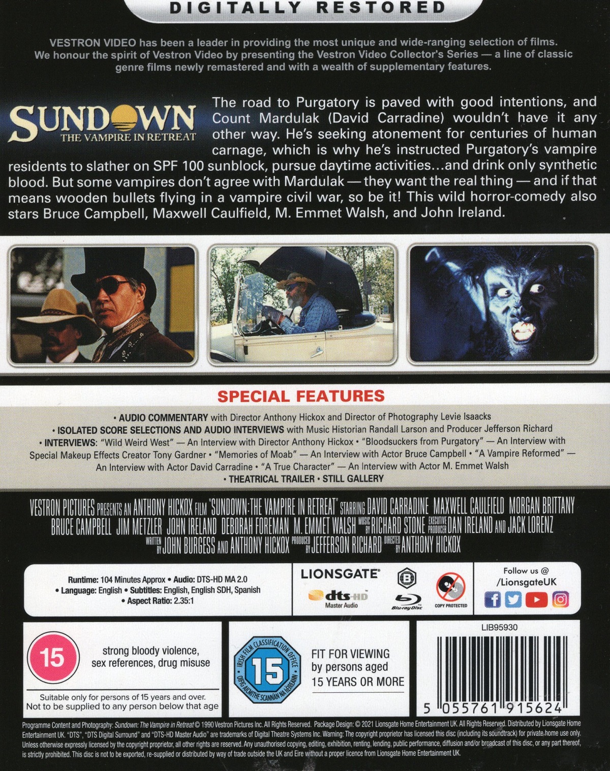 Sundown - The Vampire In Retreat (ej svensk text) (Blu-ray) - 2