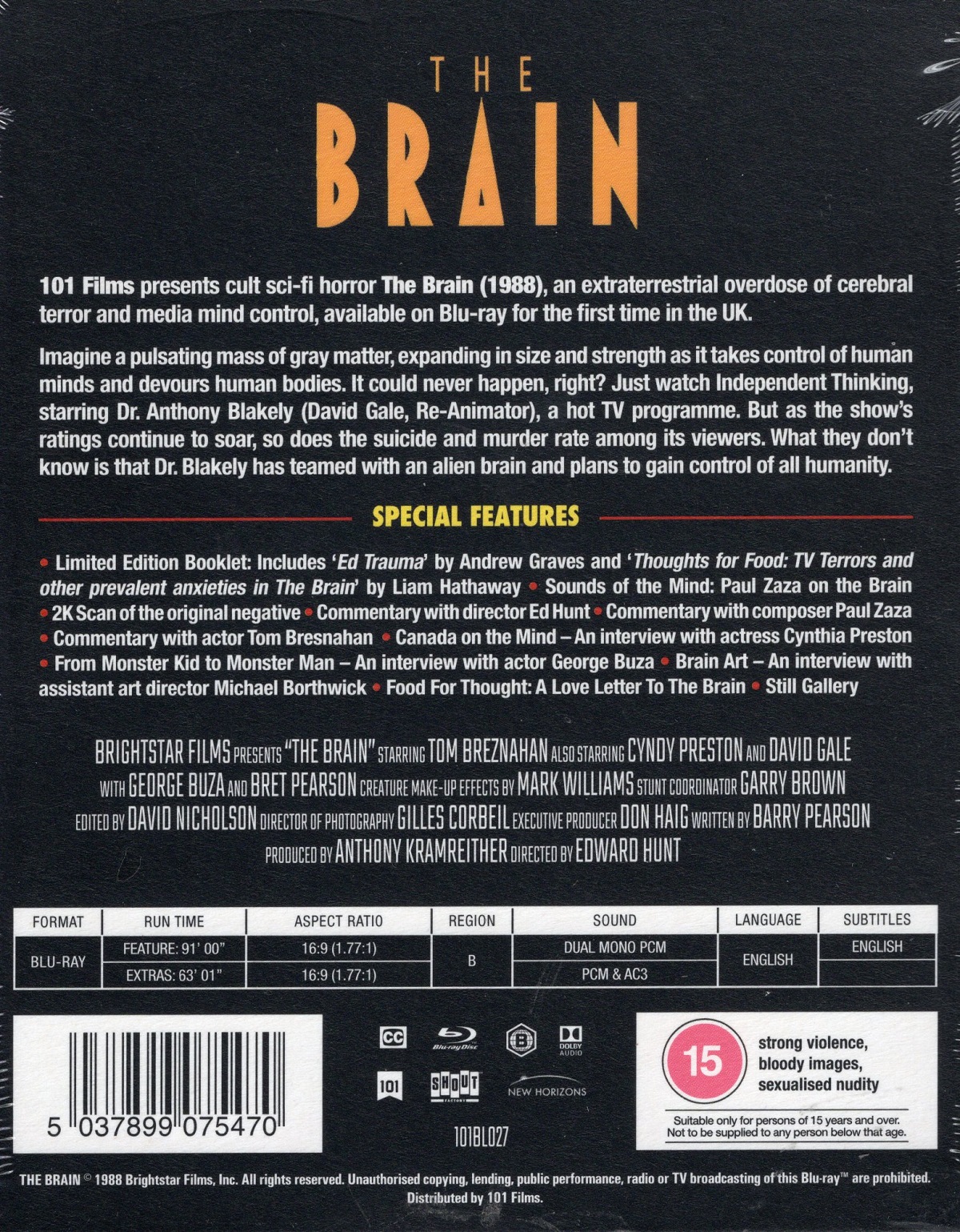 The Brain (Limited Edition) (ej svensk text) (Blu-ray) - 2
