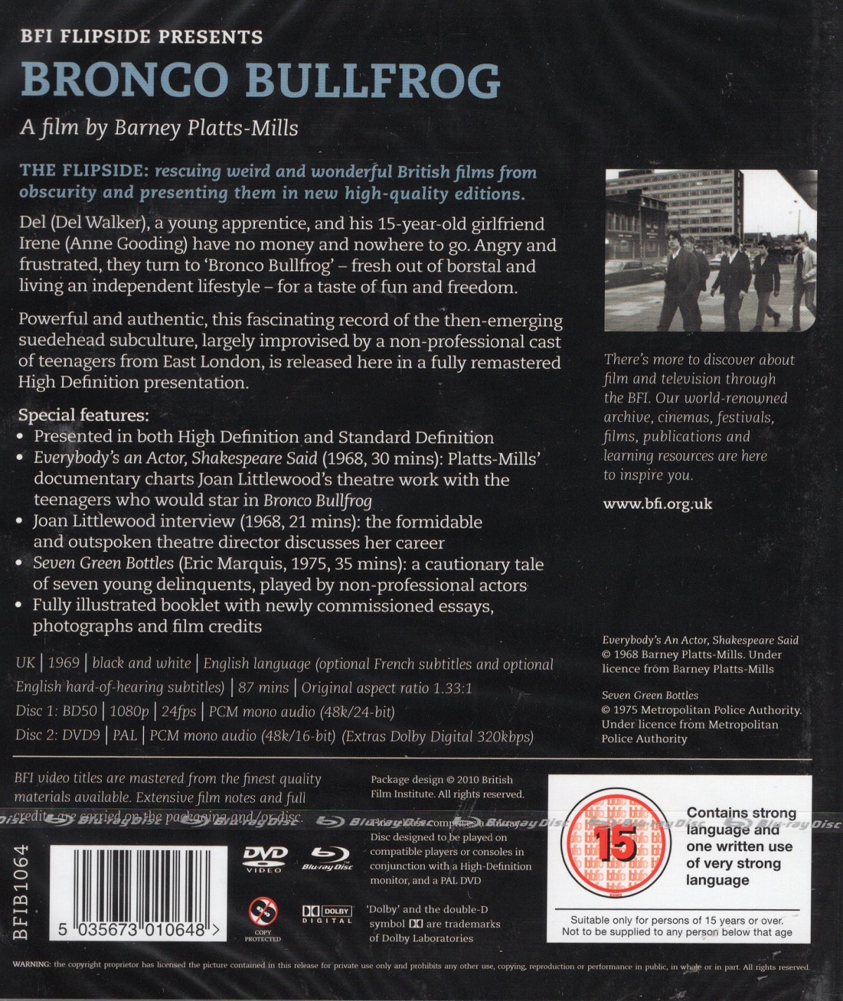 Bronco Bullfrog (ej svensk text) (Blu-ray + DVD) - 2