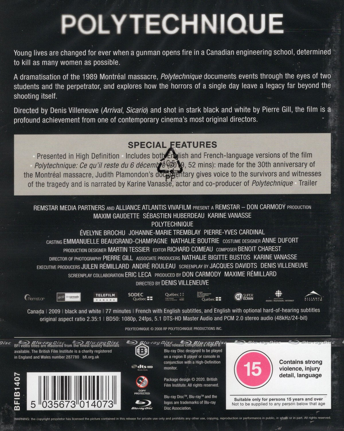 Polytechnique (ej svensk text) (Blu-ray) - 2