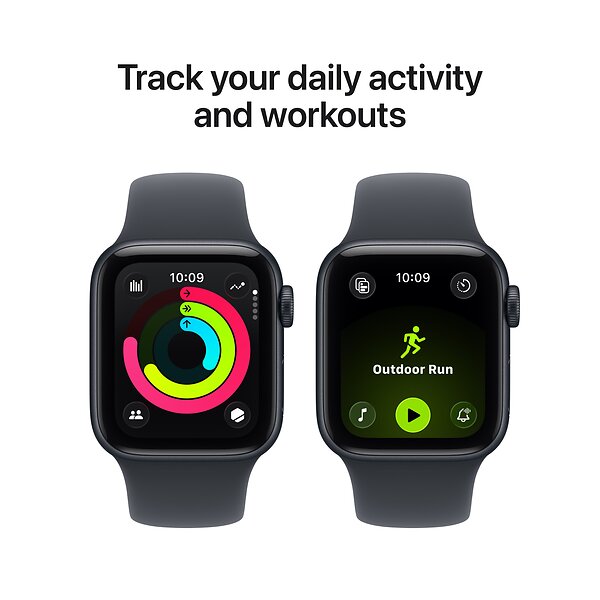 Apple Watch SE 3 40mm GPS Rubber Sport Band - Midnight - Original - 2