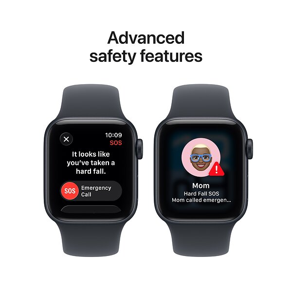 Apple Watch SE 3 40mm GPS Rubber Sport Band - Midnight - Original - 3