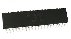 MC6802P 40-Pin MPU Chip