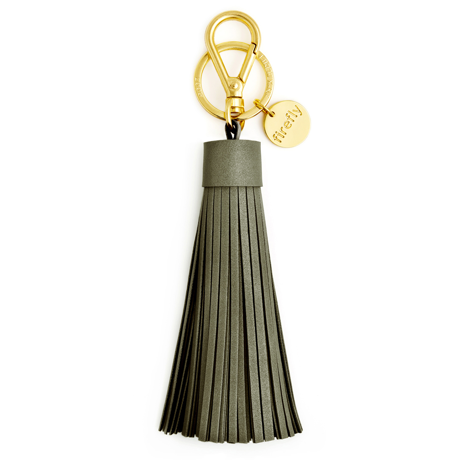 Soft Tassel Reflector - Olive Green - Gold 