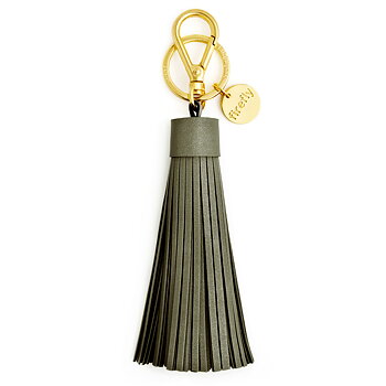 Soft Tassel Reflector - Olive Green - Gold 