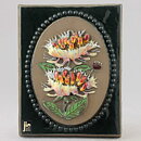 Aimo Nietosvuori (Landskapsblommor 1974) Rectangular Wall Plaque with Honeysuckle Motif 17 cm  [Sample Images]