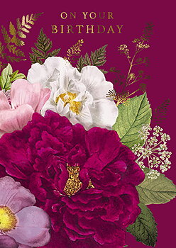 On Your Birthday, A Year In The Garden, Greeting Card