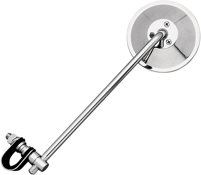 Backspegel 25,5 cm klämfäste