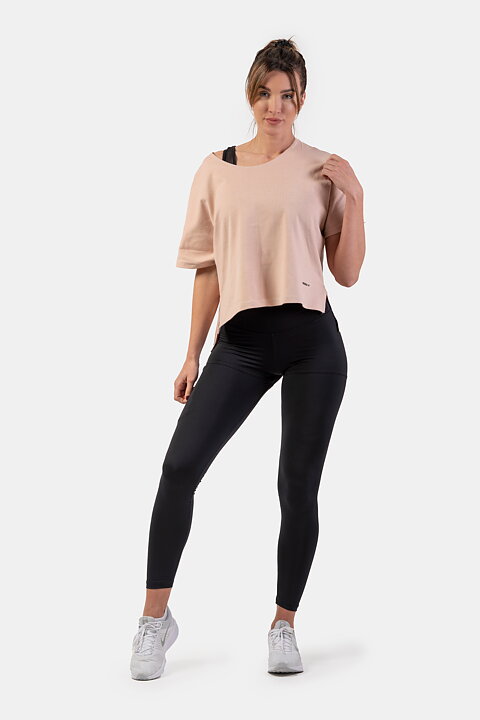 Active High-Waist Smart Pocket Leggings, black