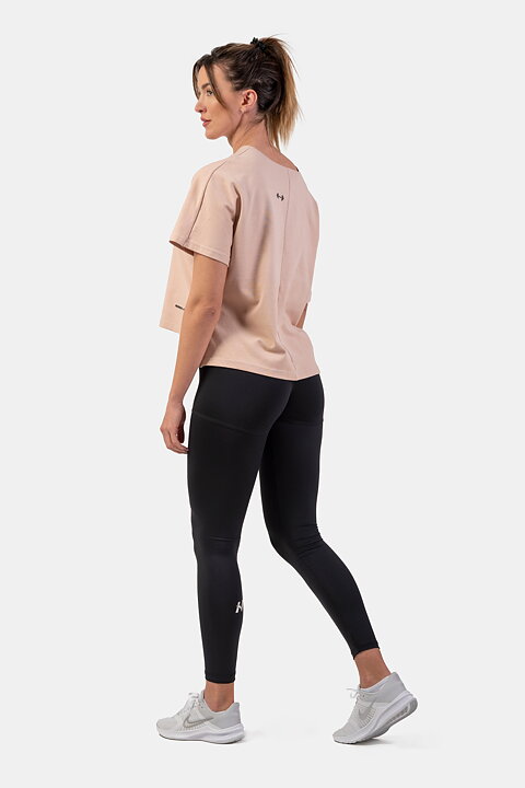 Active High-Waist Smart Pocket Leggings, black