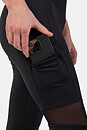 Sporty Smart Pocket High-Waist Leggings, black