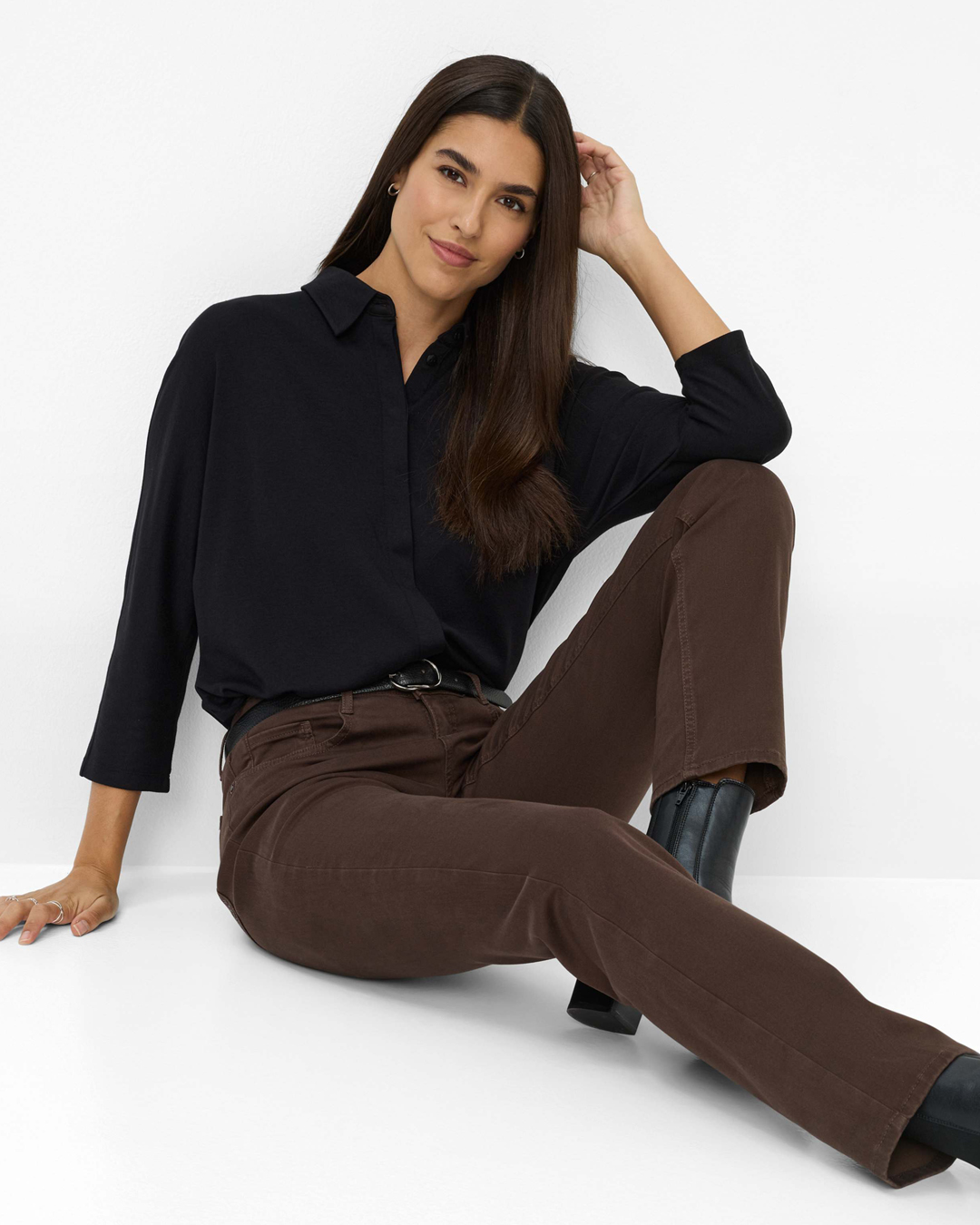 Jeans Mary brun lyocellblandning - 4