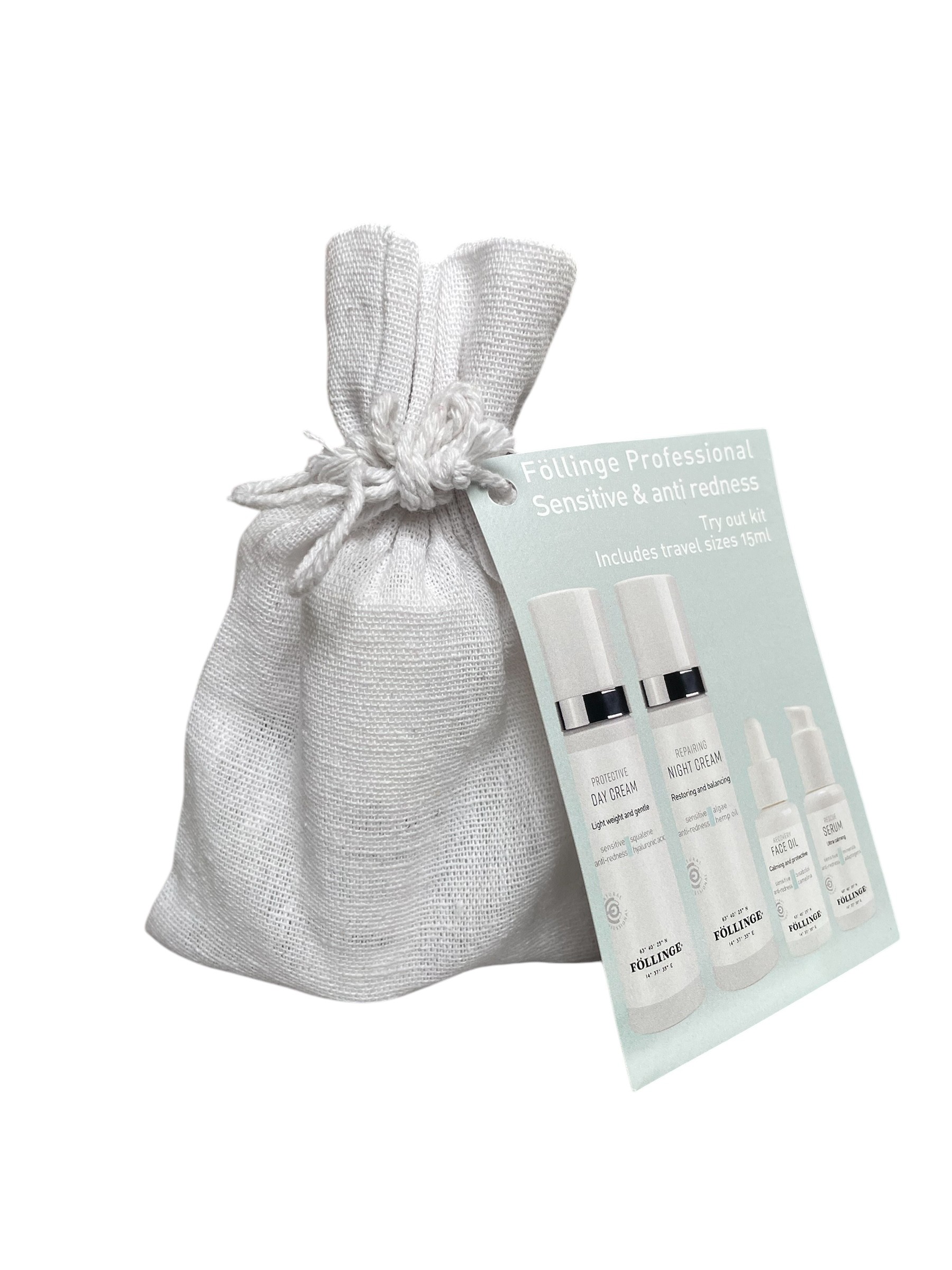 Föllinge Professional Sensitive & Anti-Redness - Try Out Set 4x15 ml - 3