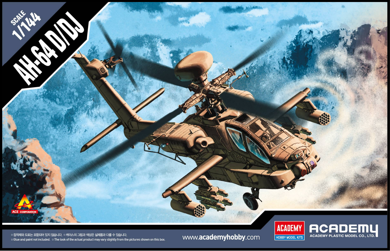 1/144 AH-64D/DJ Apache